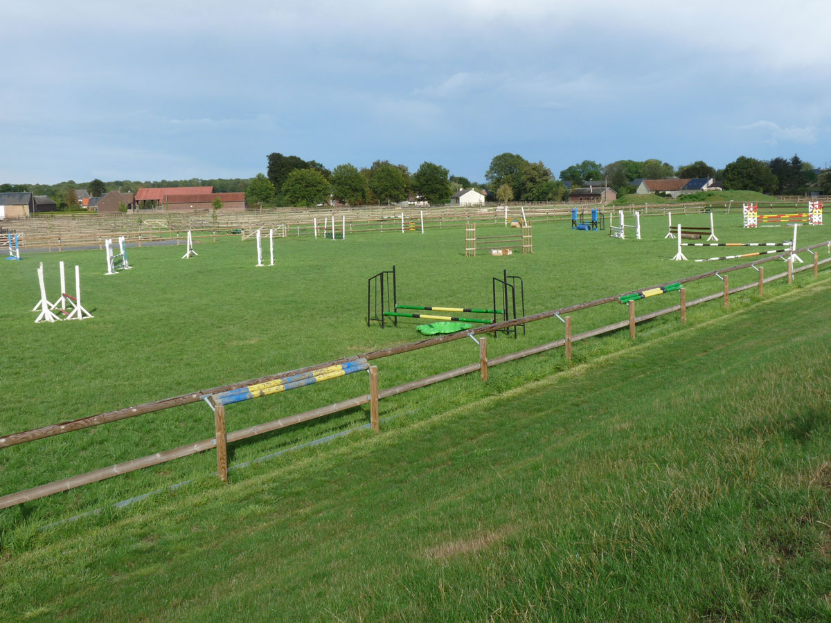 Terrain en herbe sablé Concours Saut d'Obstacle (CSO)